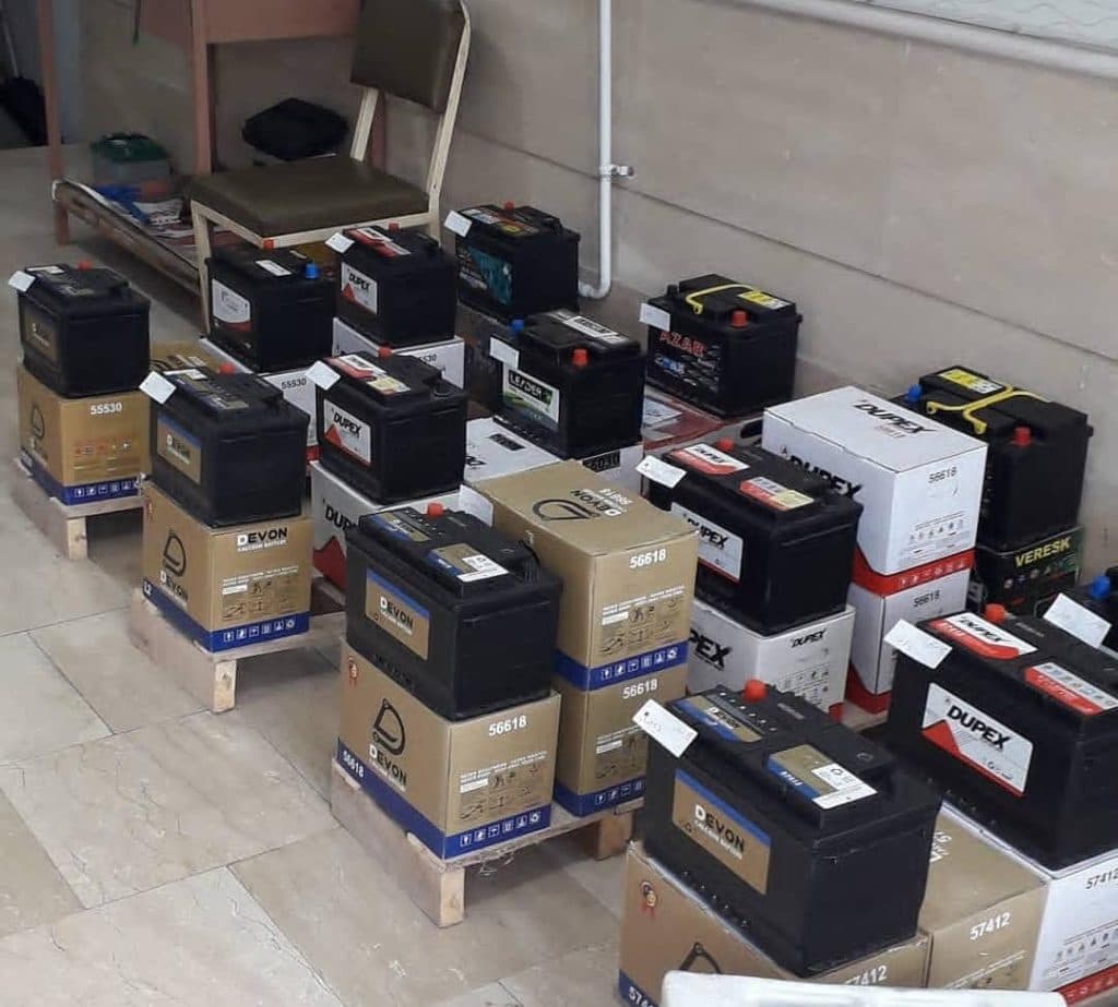 فروش و نصب و عیب یابی باطری ماشین بیرقیان در چالوس