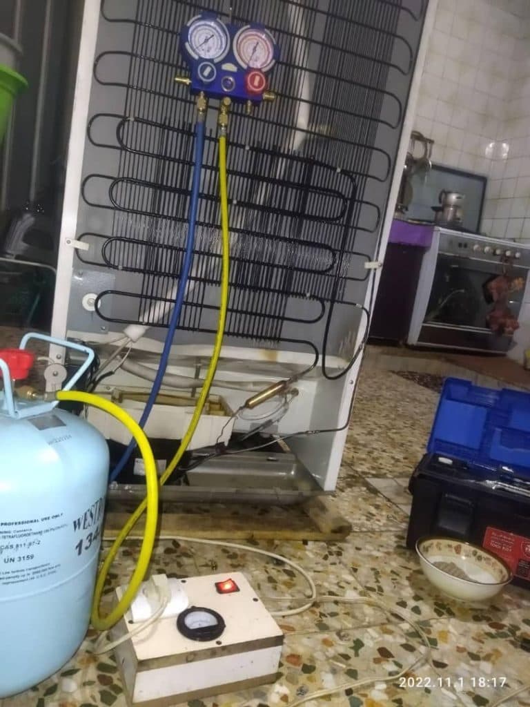 تعمیر یخچال آرمین نصیری در پیروزی تهران