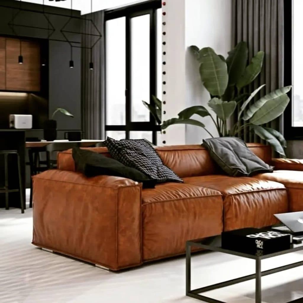 تولیدی مبل چرمی کاظم شعبانی در جاجرود