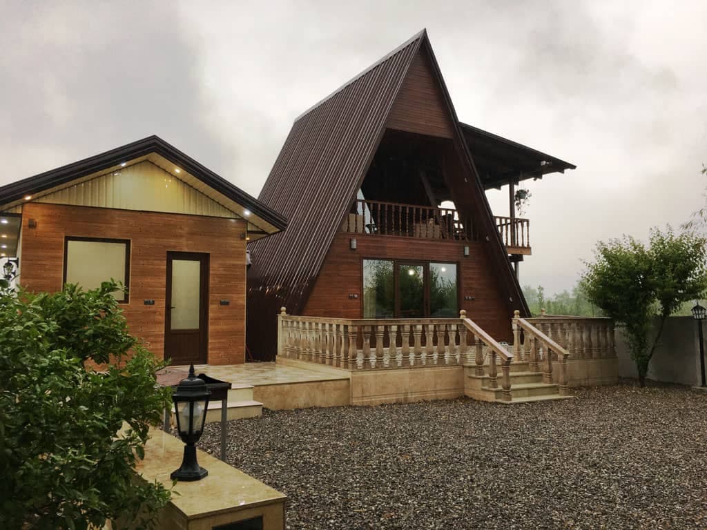 ساخت ویلا پیش ساخته سوئیسی و چوبی سابات صنعت قائمشهر