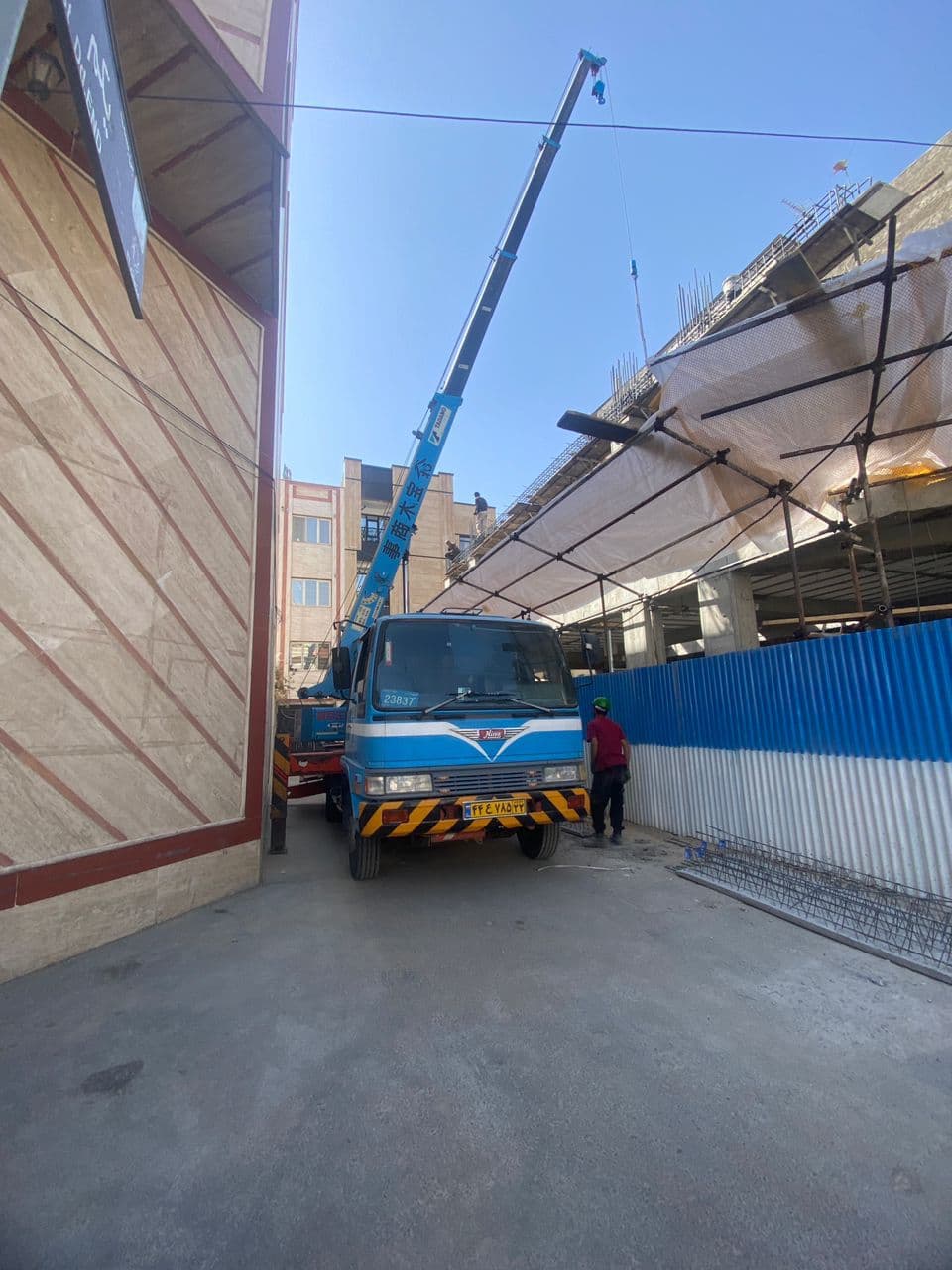 اجاره جرثقیل نجفی در غرب تهران