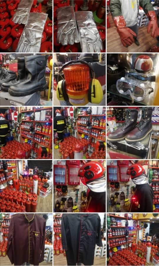 فروش کفش کار و لباس کار و لوازم ایمنی آلفا در رشت