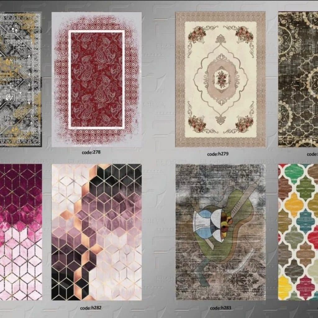 نمایندگی و فروش تابلو فرش و قالیچه فرشینه بهاران در کرمان