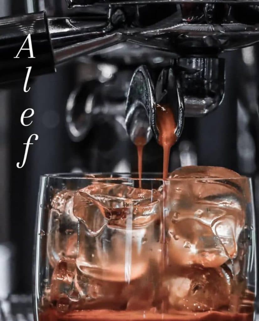 کافه الف در صیاد شیرازی مشهد