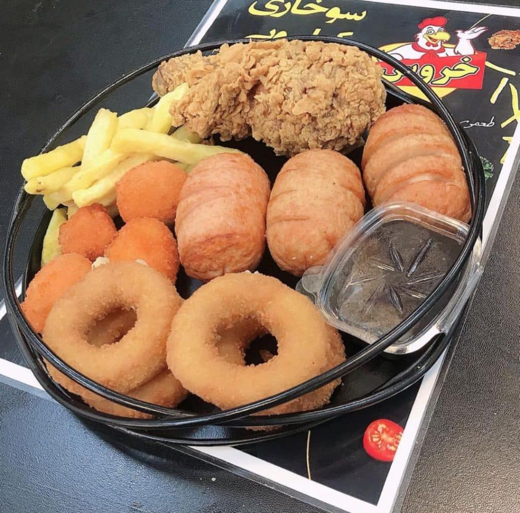 سوخاری کیلویی خروس در رشت