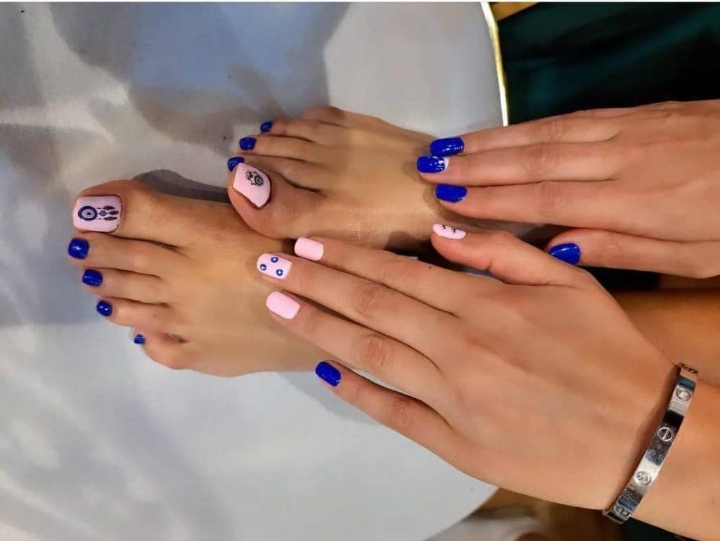 خدمات کاشت ناخن لوندر در سعادت آباد تهران