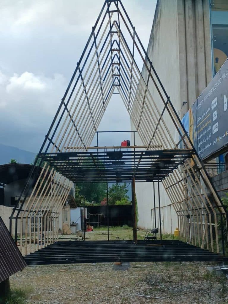 ویلای پیش ساخته سوئیسی مدرن ویلا حسن زاده در نمک آبرود