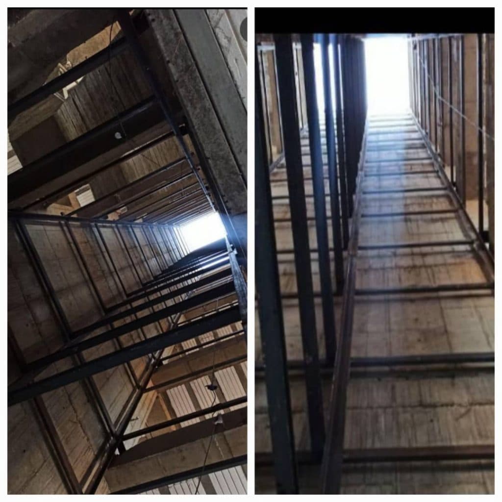 جوشکاری اسکلت و آهن کشی آسانسور محمودی اردبیل