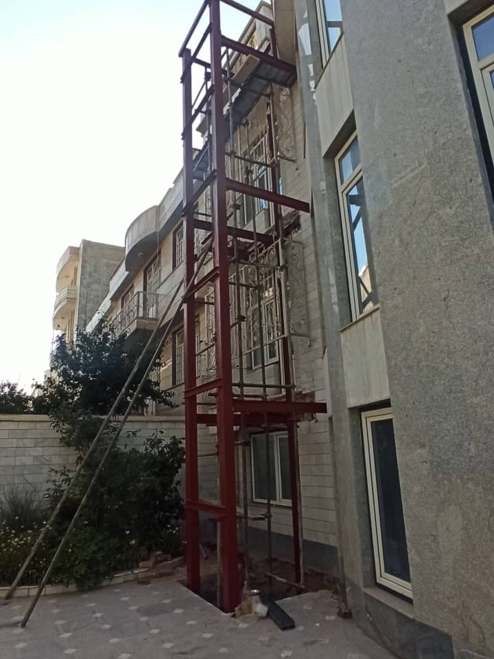 جوشکاری اسکلت و آهن کشی آسانسور محمودی اردبیل