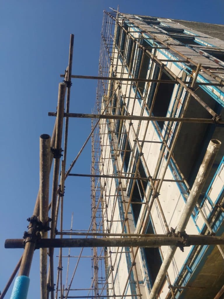 داربست فلزی و کفراژ افتخاری در مشهد