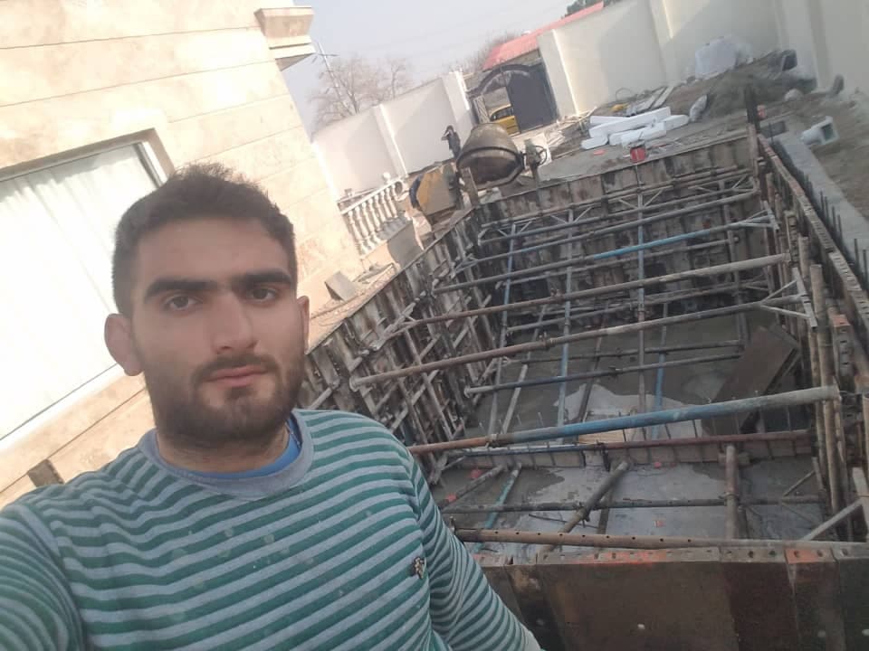 ساخت و اجرا استخر بتنی علیرضا مخصوصی در سهیلیه کرج