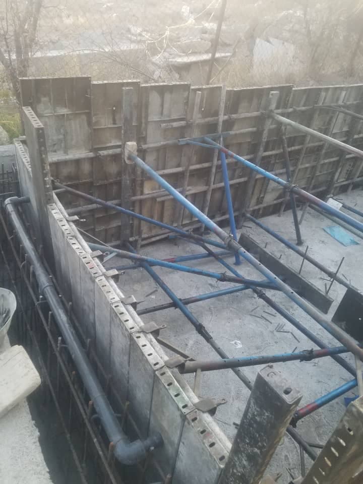 ساخت و اجرا استخر بتنی علیرضا مخصوصی در سهیلیه کرج