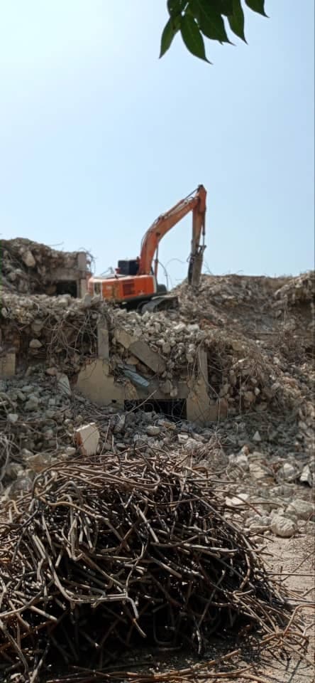 تخریب و خاکبرداری گروه پیمانکاری غلامی در شمال تهران