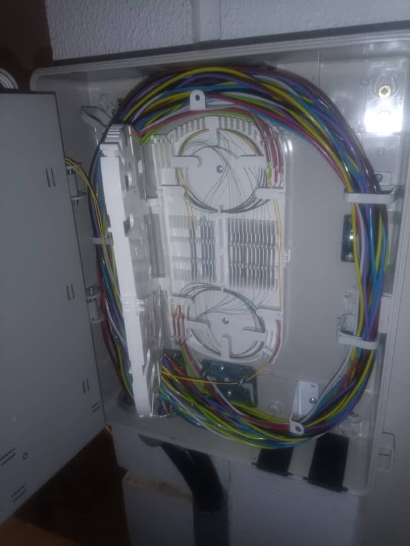 اجرای فیوژن فیبر نوری عبادی در کیش