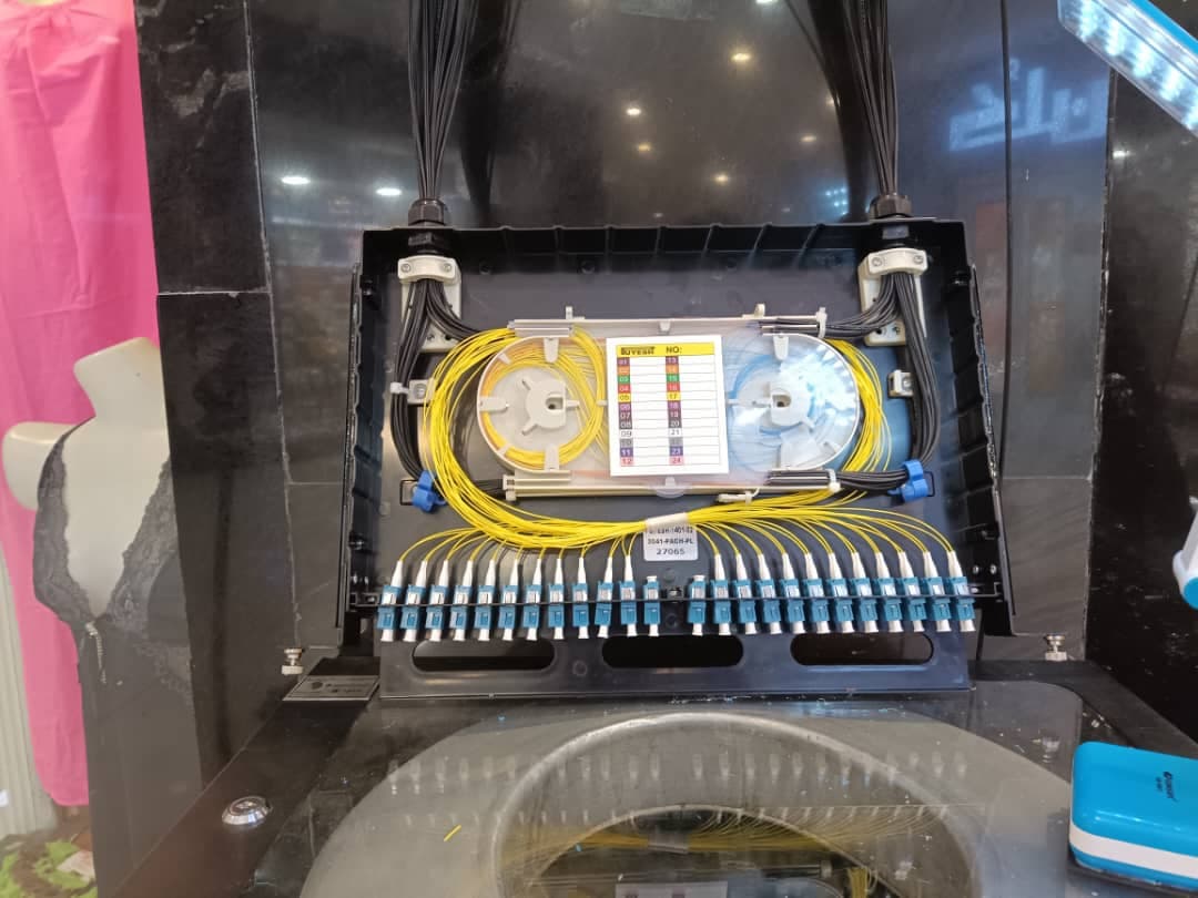 اجرای فیوژن فیبر نوری عبادی در کیش