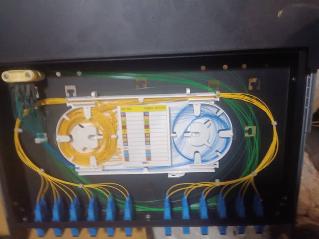 اجرای فیوژن فیبر نوری عبادی در کیش