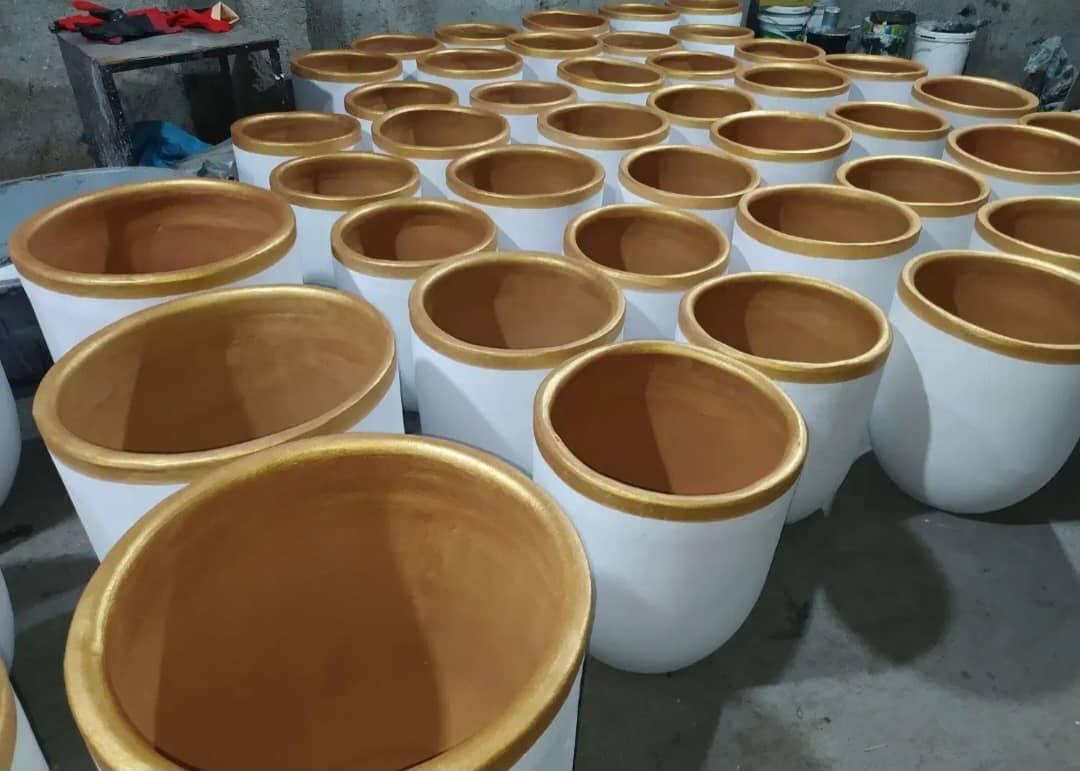 فروش عمده گلدانهای سرامیکی و سفالی فتوحی در لالجین