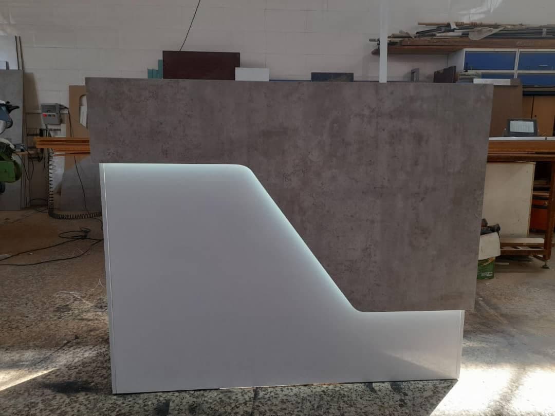 ساخت کانتر های اداری و سرویس های پذیرش نیک چوب در شیراز