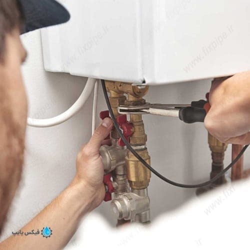 لوله بازکنی و رسوب زدایی آبگرم و آبگرم کن محمد در ایلام