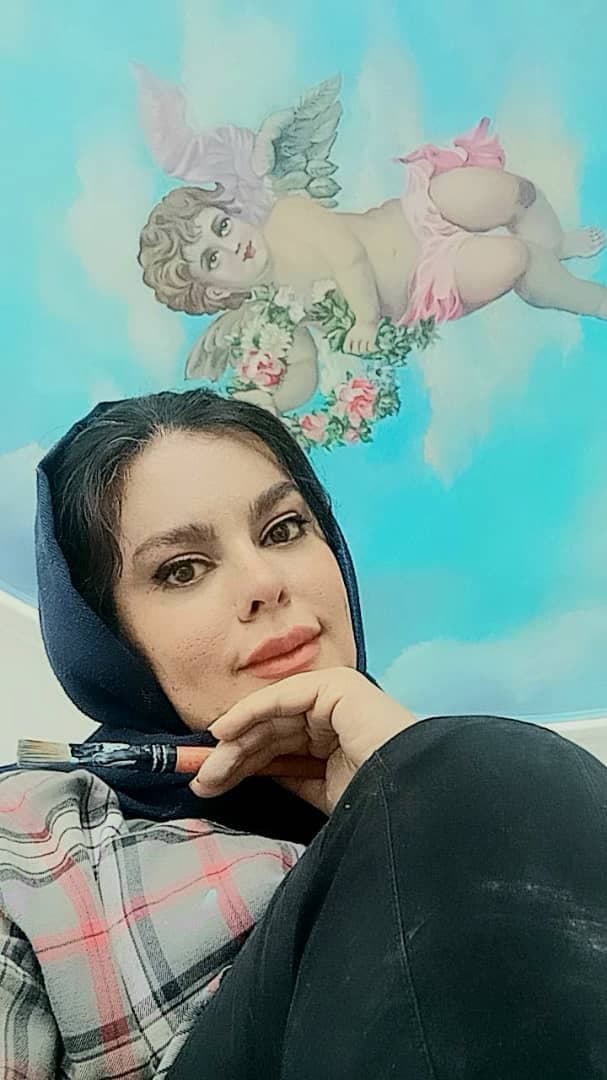 اجرای نقاشی هنری و پتینه کاری مریم خوشدست در مشهد