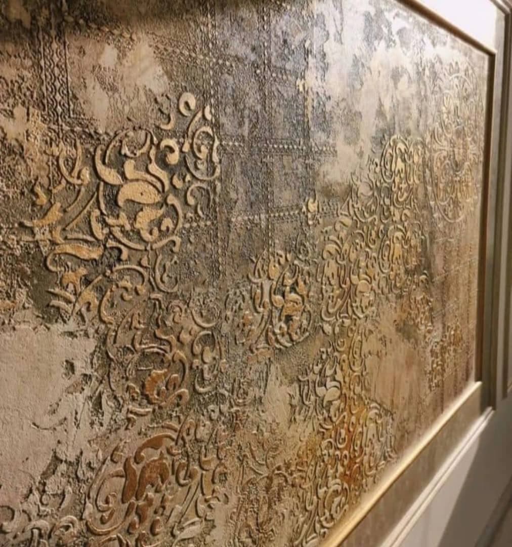 اجرای نقاشی هنری و پتینه کاری مریم خوشدست در مشهد