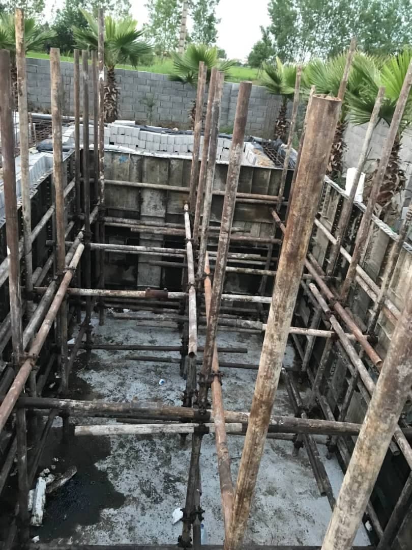 داربست فلزی و کفراژ سالار در آمل مازندران