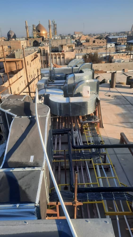 طراحی واجرای تاسیسات ساختمان مهرسازان خدایاری در تهران