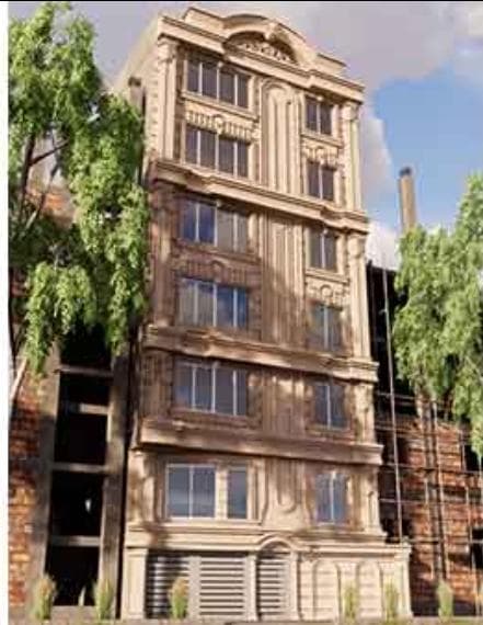 پیمانکاری و بازسازی ساختمان بیات در تهران