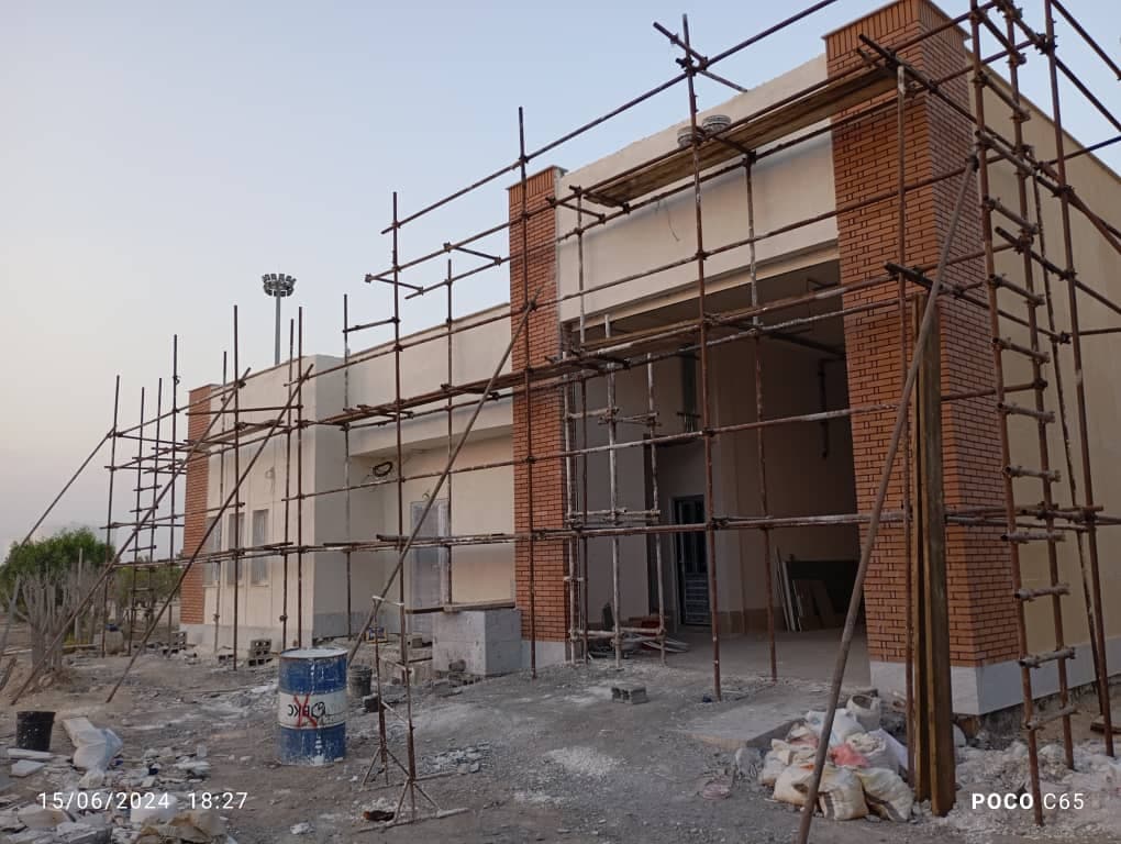 داربست فلزی رامین در قشم