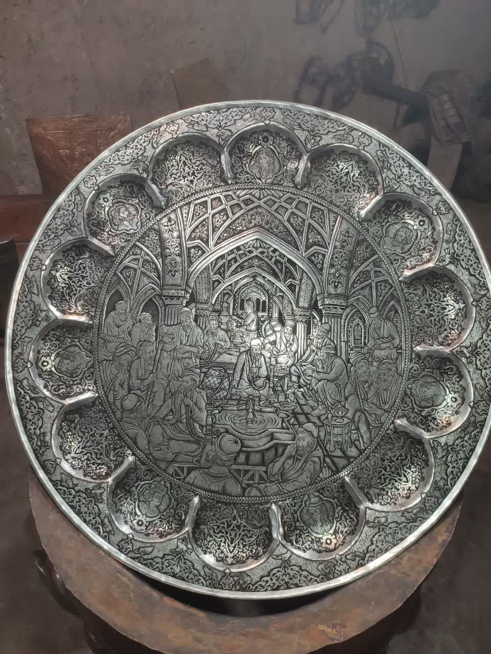 تولید و فروش صنایع دستی قلم زنی کارگاه نیل قلم در تبریز