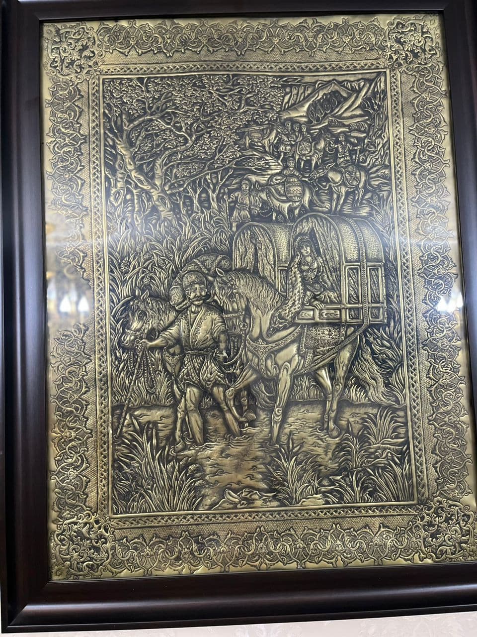 تولید و فروش صنایع دستی قلم زنی کارگاه نیل قلم در یزد