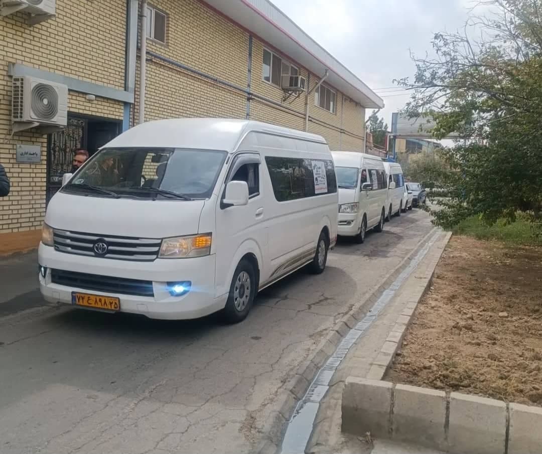 اجاره ون تشریفاتی ائلوین گشت در تبریز